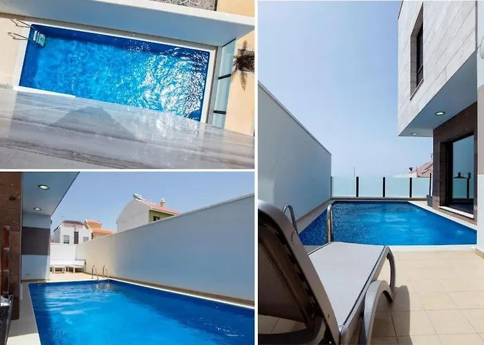 Designer Haus Mit Beheiztem Pool